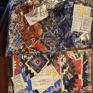 Lot of 2 Lularoe Americana Leggings